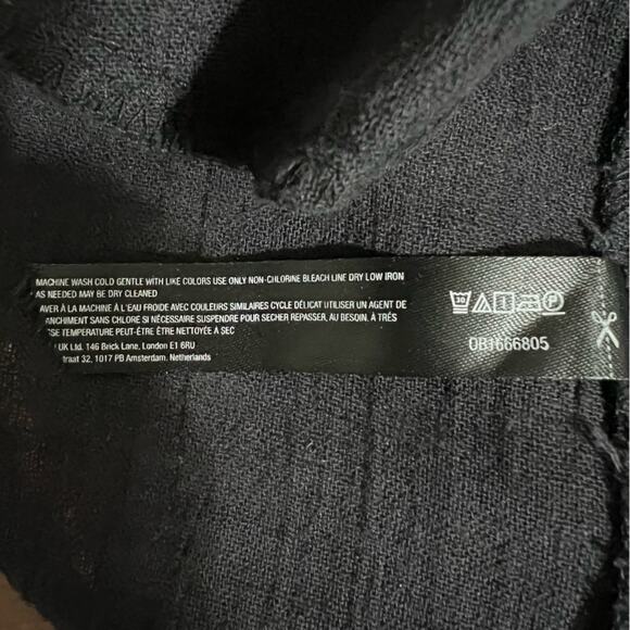 Free People Black Blissful Breeze Mini Size Extra Small XS - Picture 12 of 12